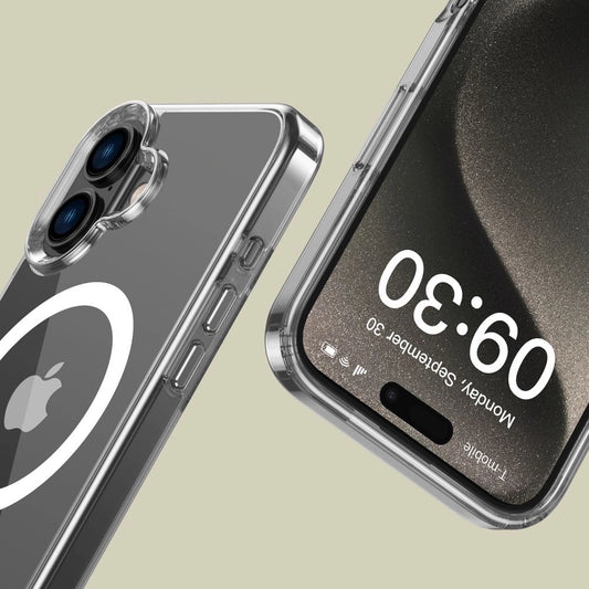 Etui Tech-Protect Flexair Hybrid MagSafe na iPhone 16 Plus - przezroczyste