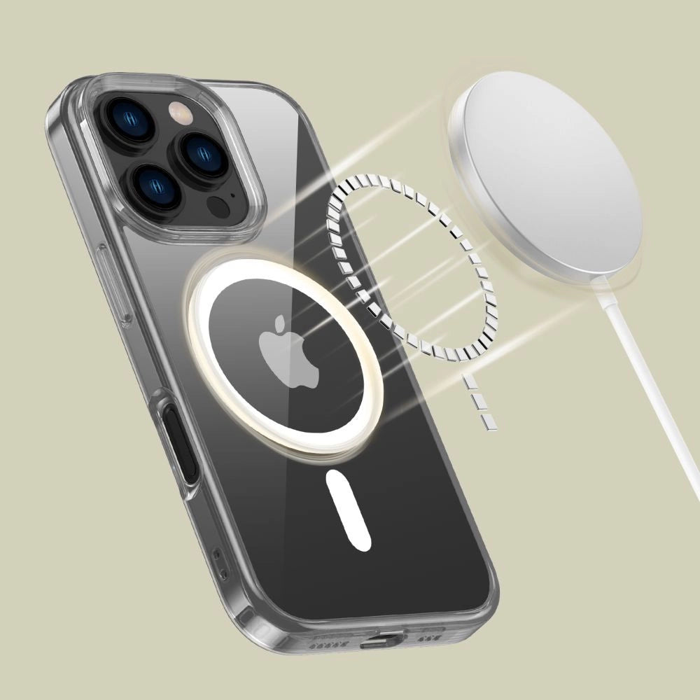 Etui Tech-Protect FlexAir Hybrid MagSafe na iPhone 16 Pro - przezroczyste – zdjęcie 5