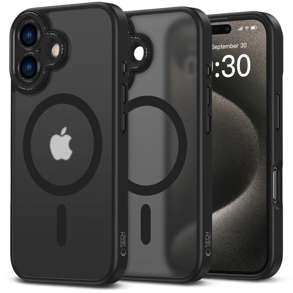 Etui Tech-Protect MagCam MagSafe na iPhone 16 - półprzezroczyste