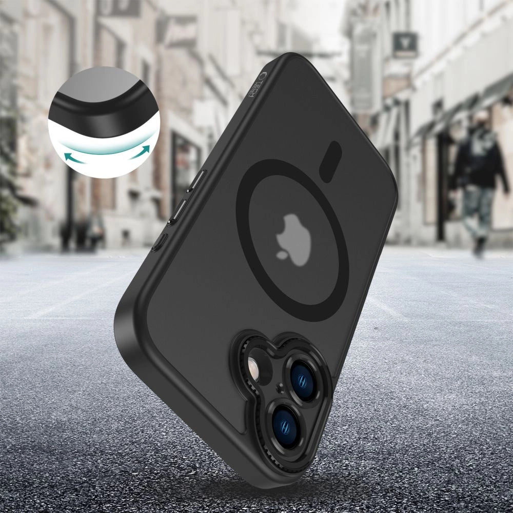Etui Tech-Protect MagCam MagSafe na iPhone 16 - półprzezroczyste – zdjęcie 3