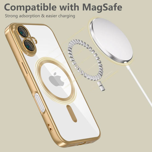 Etui Tech-Protect MagFlex MagSafe na iPhone 16 - złote