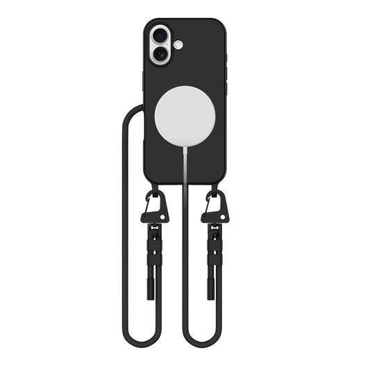 Etui Tech-Protect MagNecklace MagSafe na iPhone 16 - czarne