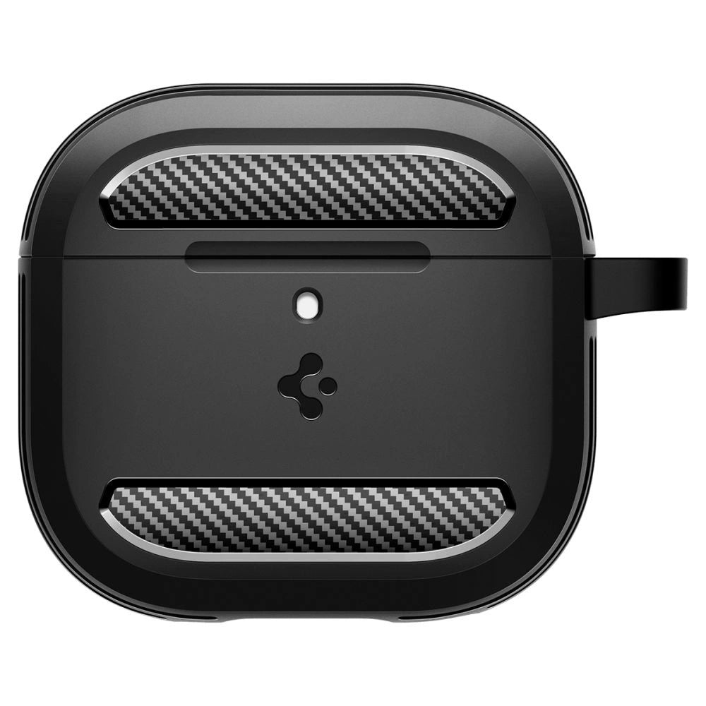 Etui Spigen Rugged Armor na AirPods 4 - czarne – zdjęcie 2