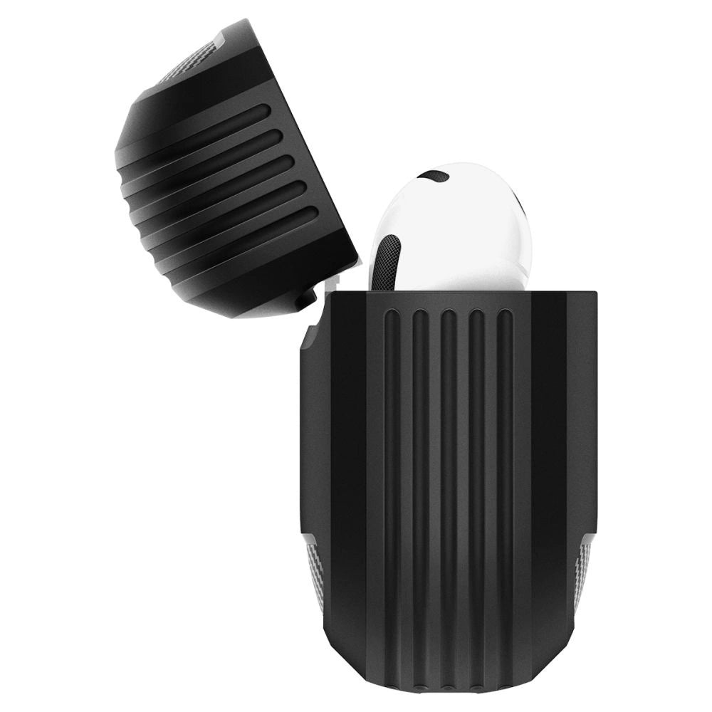 Etui Spigen Rugged Armor na AirPods 4 - czarne – zdjęcie 4