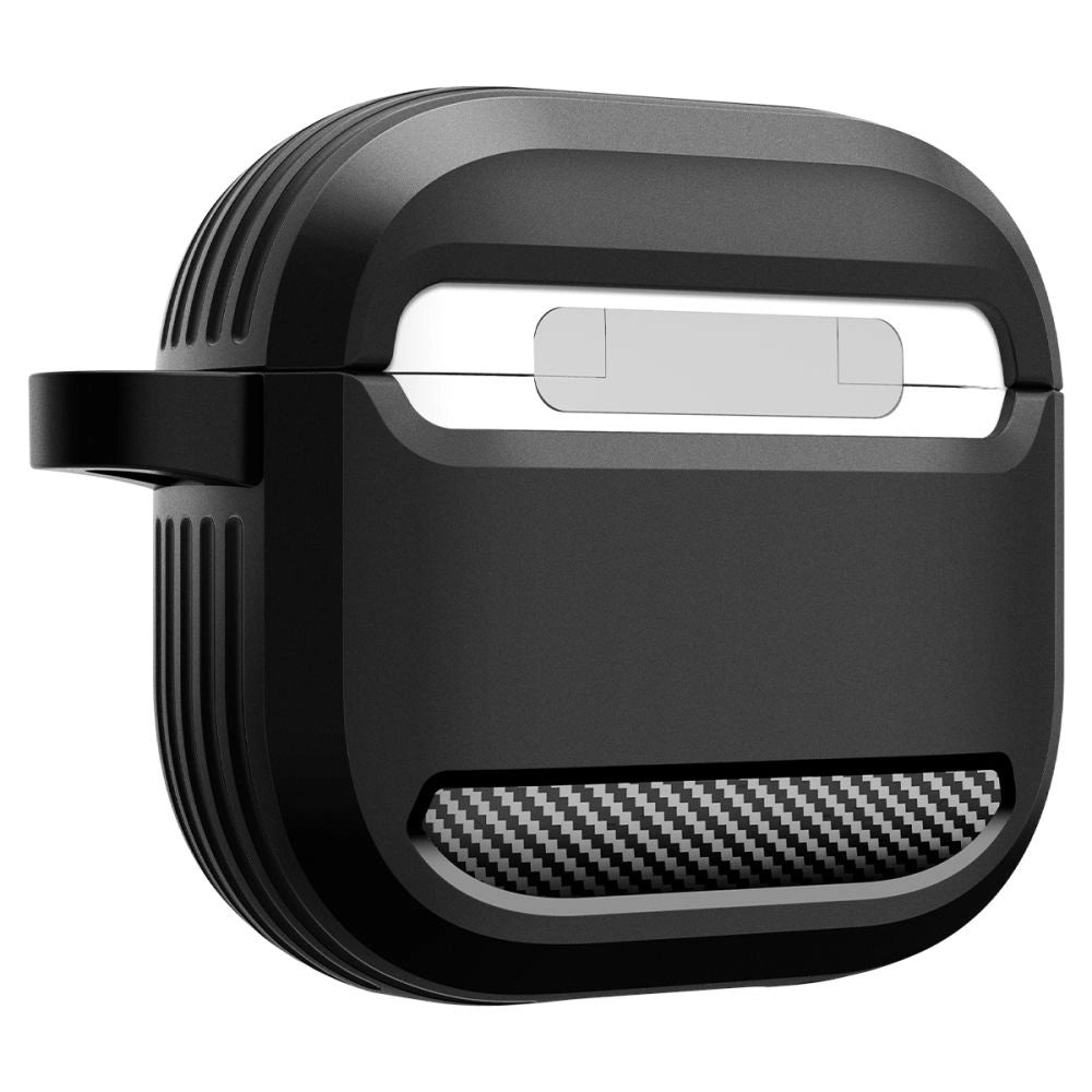 Etui Spigen Rugged Armor na AirPods 4 - czarne – zdjęcie 6