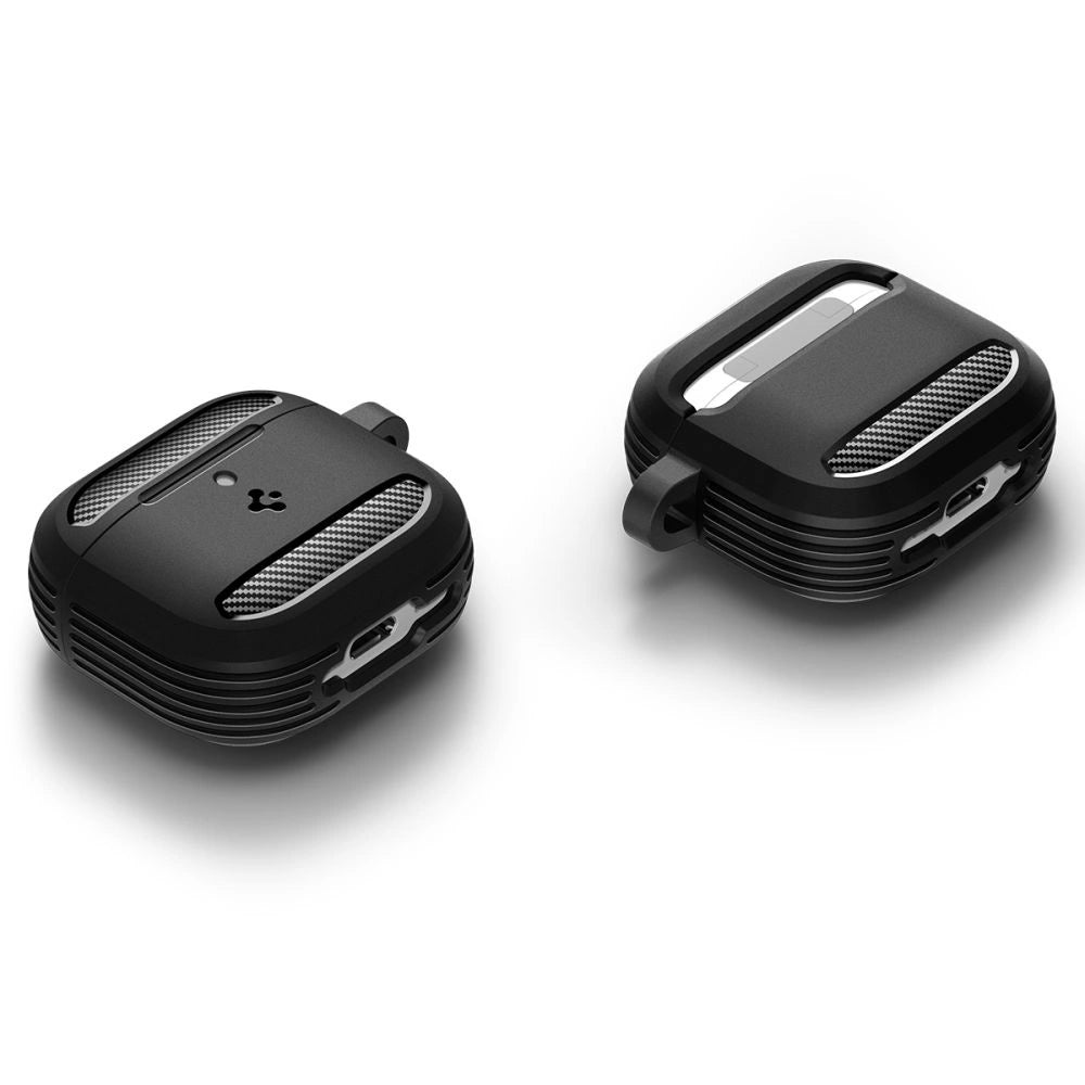 Etui Spigen Rugged Armor na AirPods 4 - czarne – zdjęcie 8