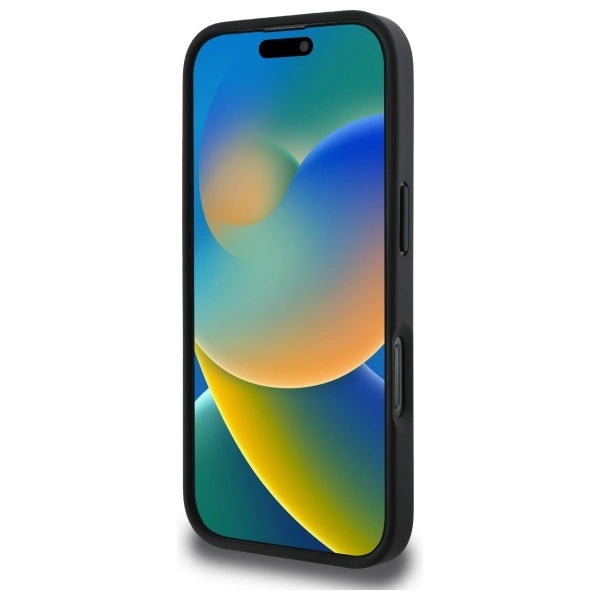 Etui DKNY Texture Pattern Tonal Stripe na iPhone 16 Pro - czarne – zdjęcie 5