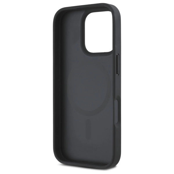 Etui DKNY Repeat Pattern Stack Logo MagSafe na iPhone 16 Pro - czarne – zdjęcie 2