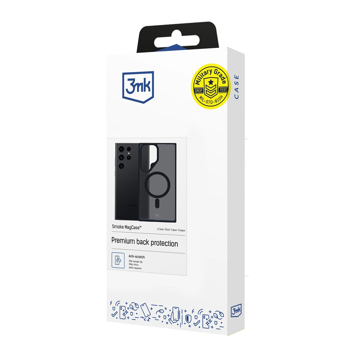 Etui 3mk Smoke MagCase z na Samsung Galaxy S23 Ultra - półprzezroczyste – zdjęcie 3