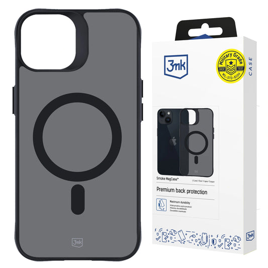 Etui 3mk Smoke MagCase z MagSafe na iPhone 13 / 14 - półprzezroczyste