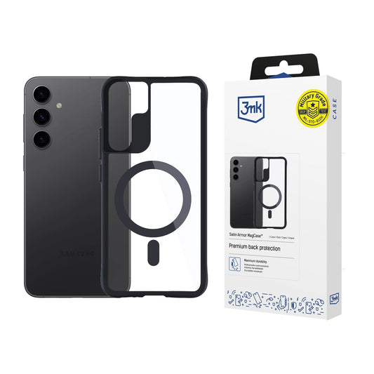 Etui 3mk Satin Armor MagCase na Samsung Galaxy S24+ - przezroczyste