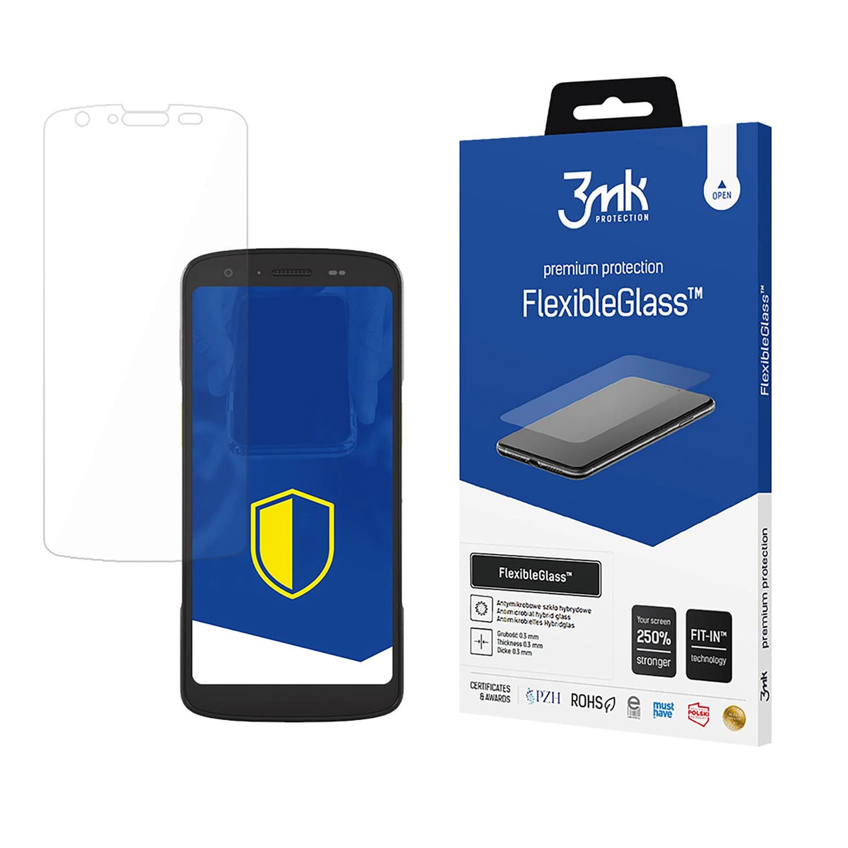 Szkło hybrydowe 3mk FlexibleGlass na Zebra TC22 / TC27