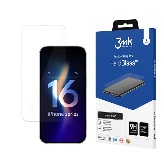 Szkło hartowane 9H 3mk HardGlass na Apple iPhone 16 Pro