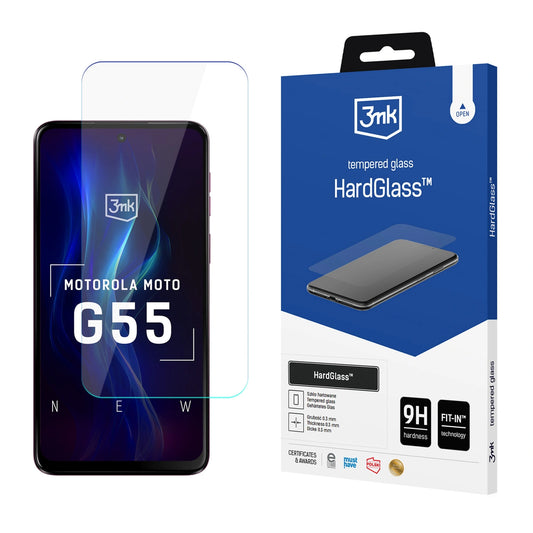 Szkło hartowane 3mk HardGlass na Motorola Moto G55 5G
