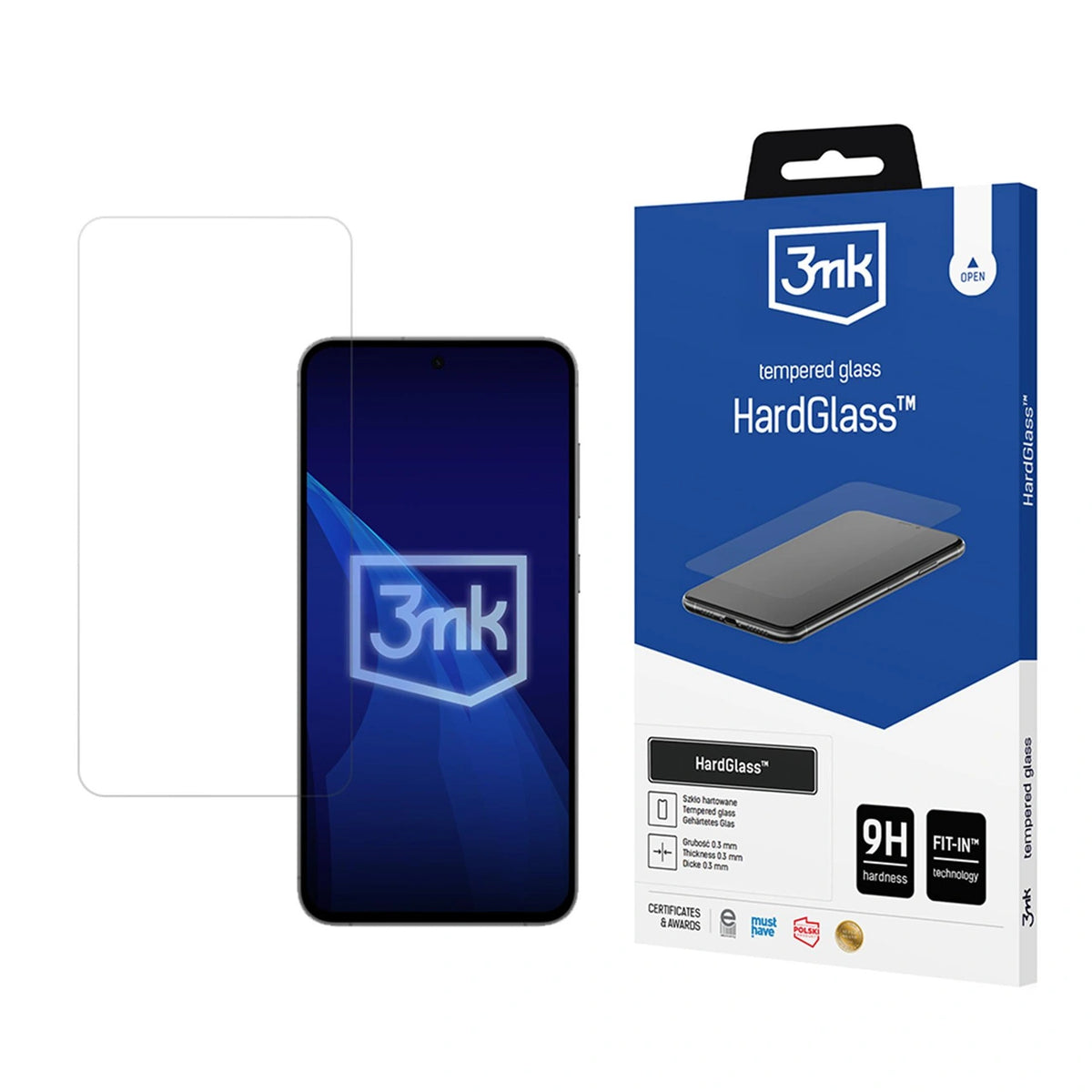 Szkło hartowane 9H 3mk HardGlass na Samsung Galaxy S24 FE