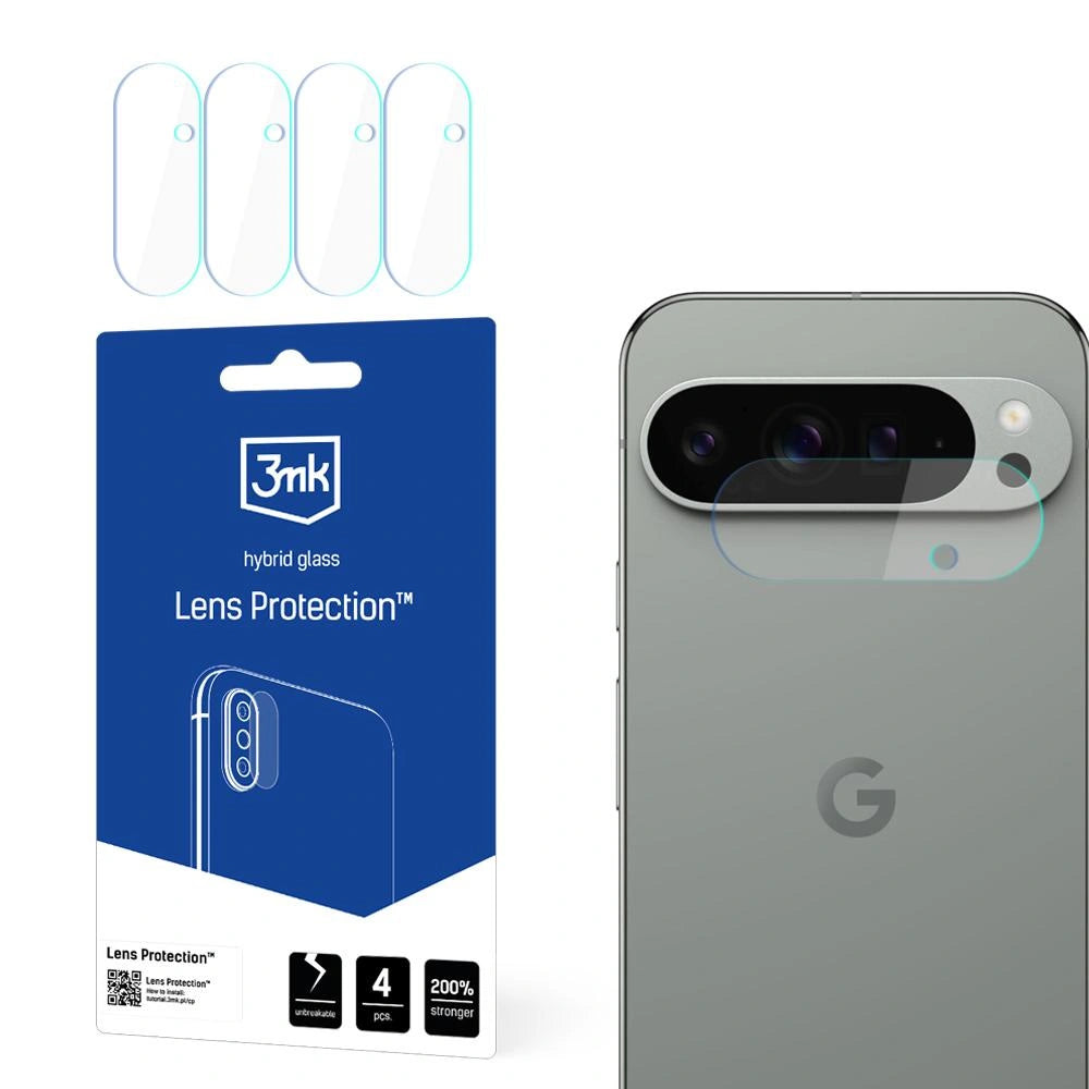 Szkło hybrydowe do obiektywu aparatu 3mk Lens Protection na Google Pixel 9