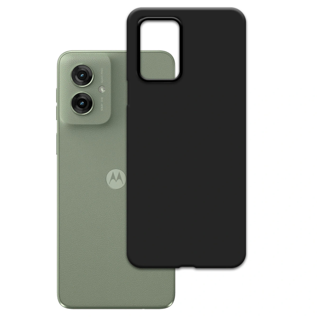 Etui 3mk Matt Case na Motorola Moto G55 5G - czarne – zdjęcie 2