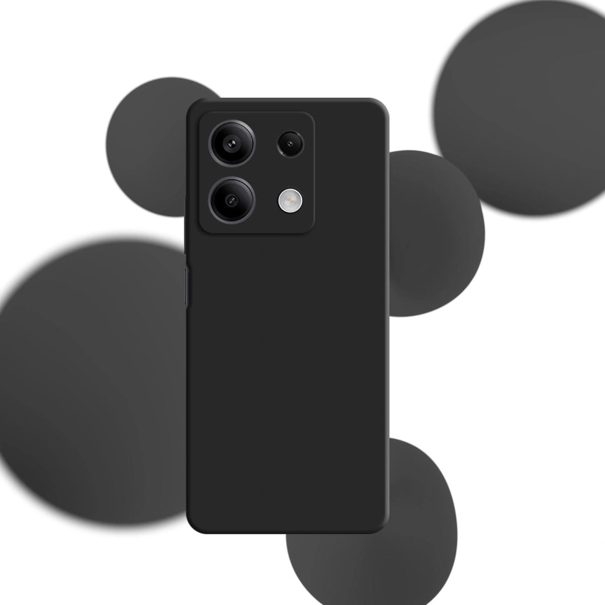 Etui 3mk Silicone Case na Xiaomi Redmi Note 13 5G - czarne – zdjęcie 3