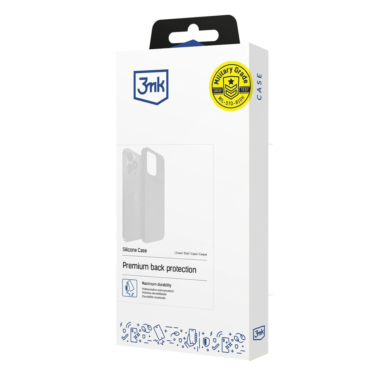 Etui 3mk Silicone Case na Xiaomi Redmi Note 13 5G - czarne – zdjęcie 9