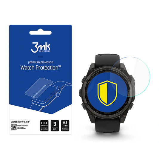Szkło hybrydowe 3mk Watch Protection na Garmin Fenix 8 Solar/Sapphire 47mm