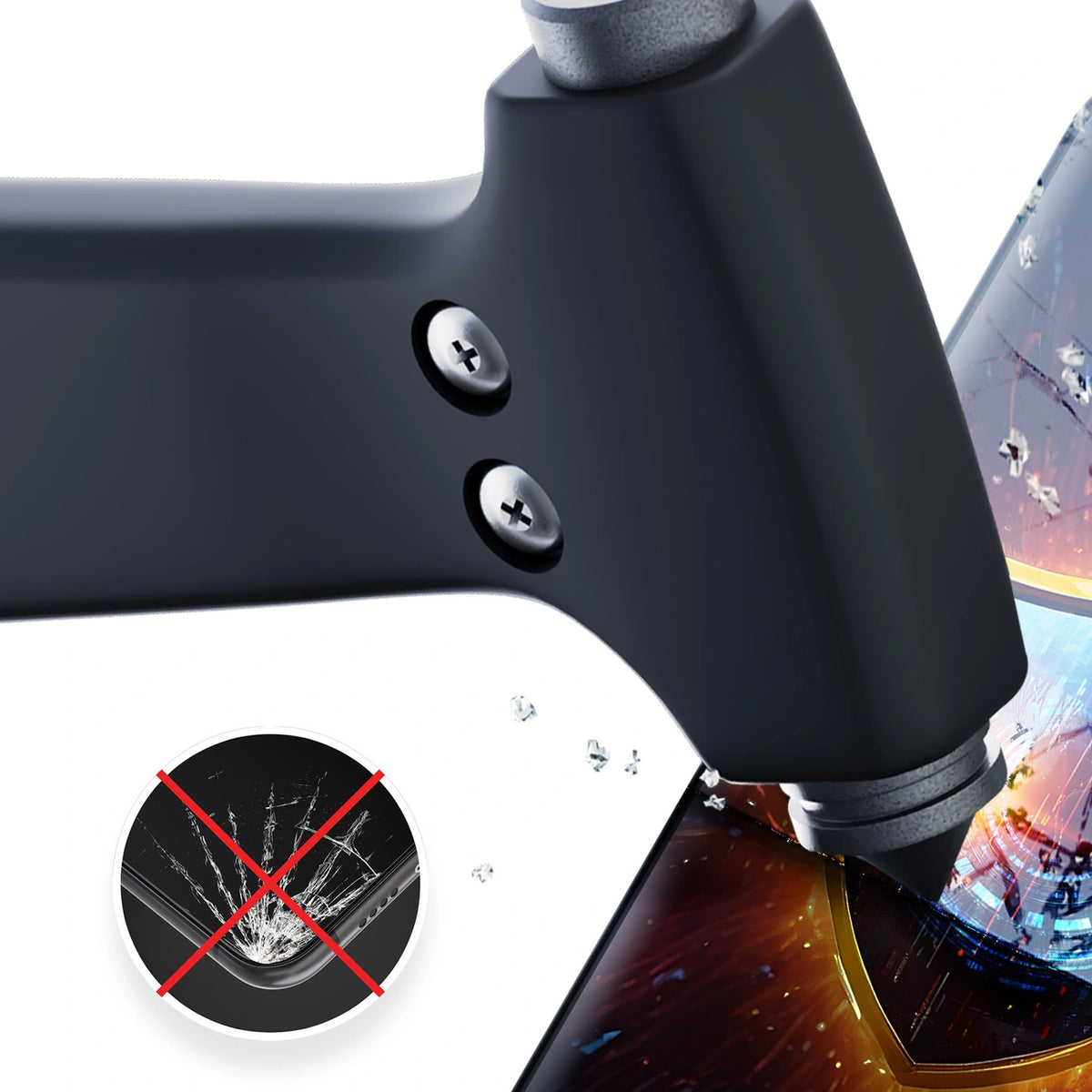Prywatyzująca folia ochronna 3mk Silky Matt Privacy na Motorola Edge 40 Neo – zdjęcie 5