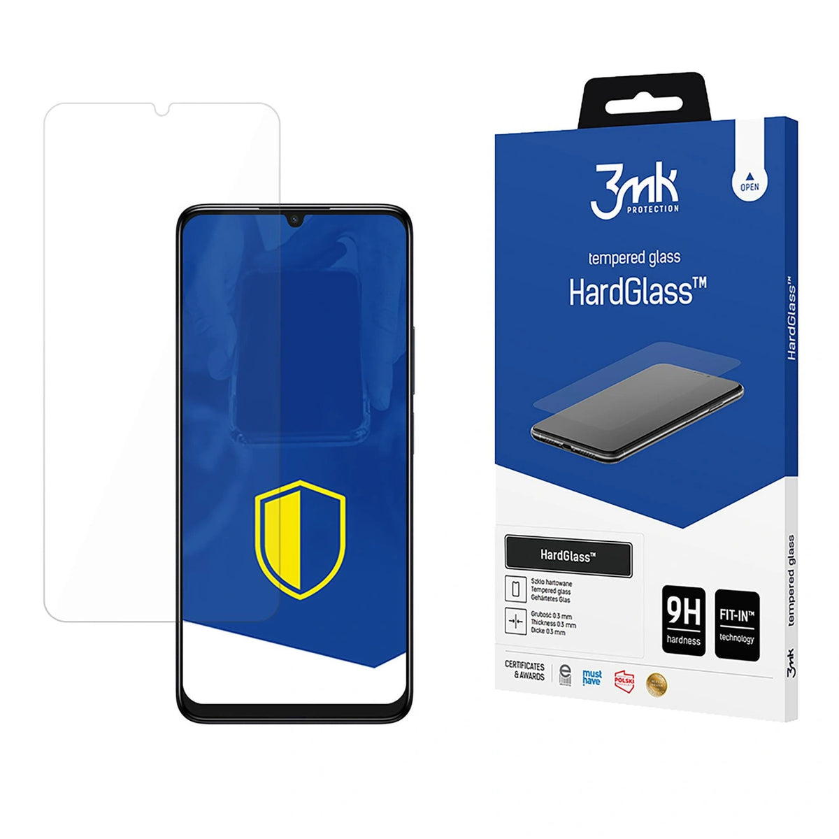 Szkło hartowane 3mk HardGlass na TCL 505