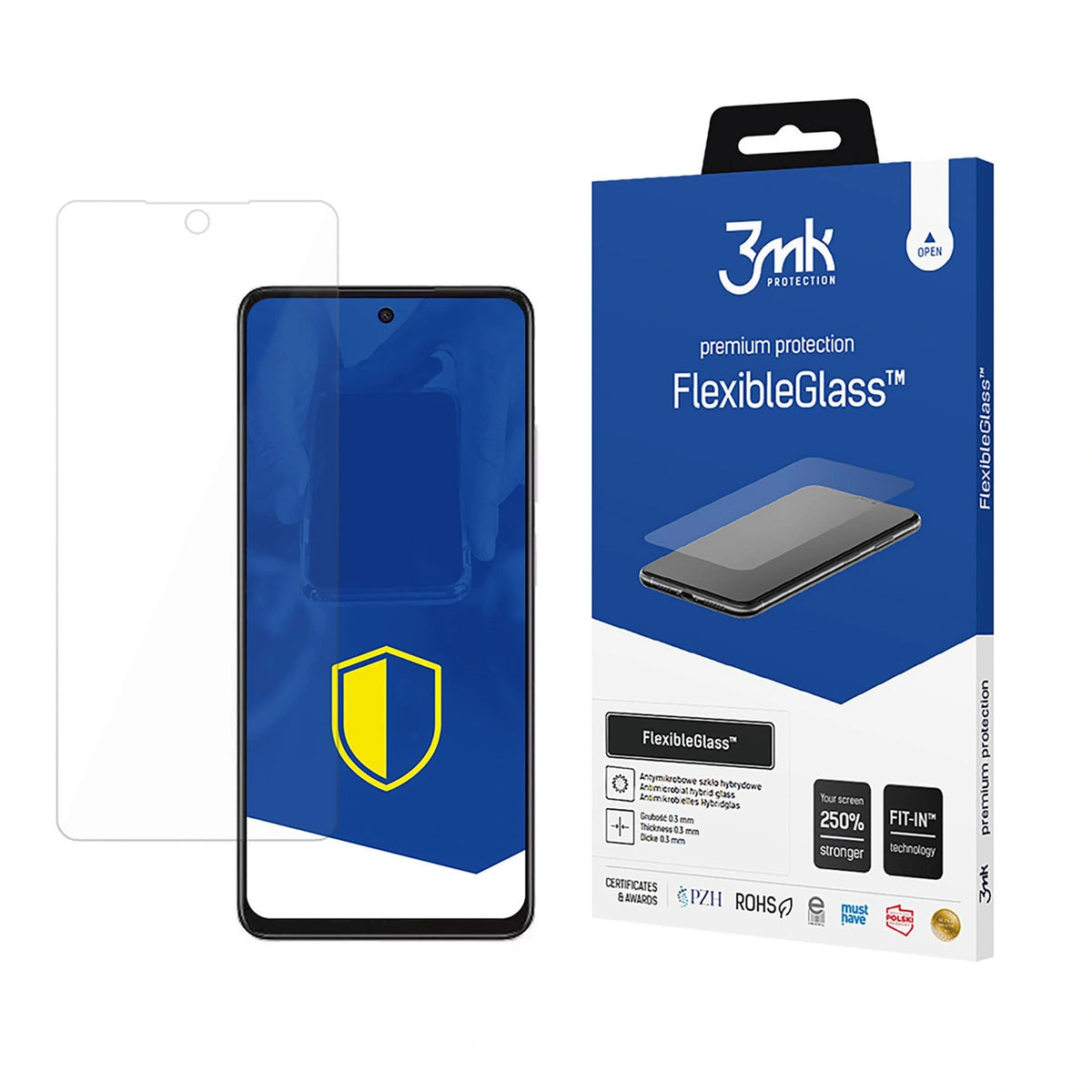 Szkło hybrydowe 3mk FlexibleGlass na Oppo A3 4G