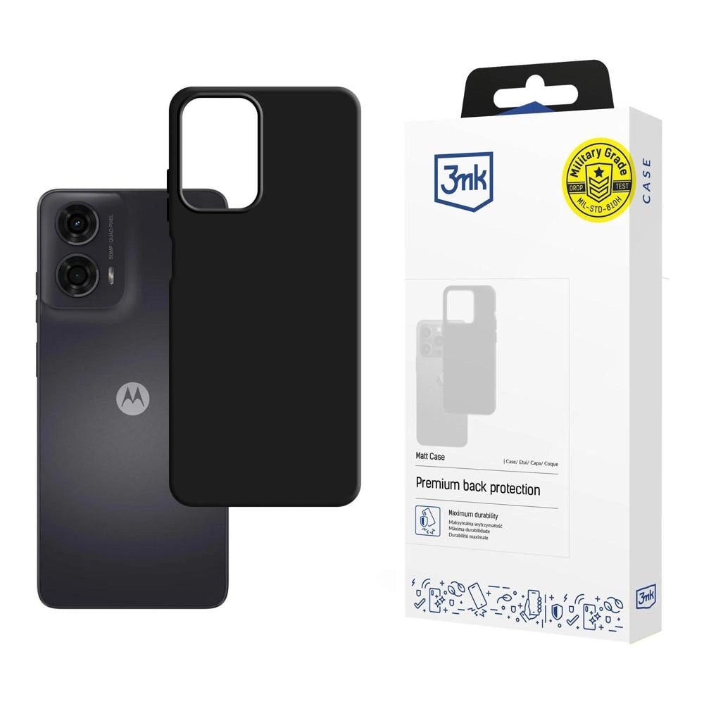 Etui 3mk Matt Case na Motorola Moto G24 - czarne