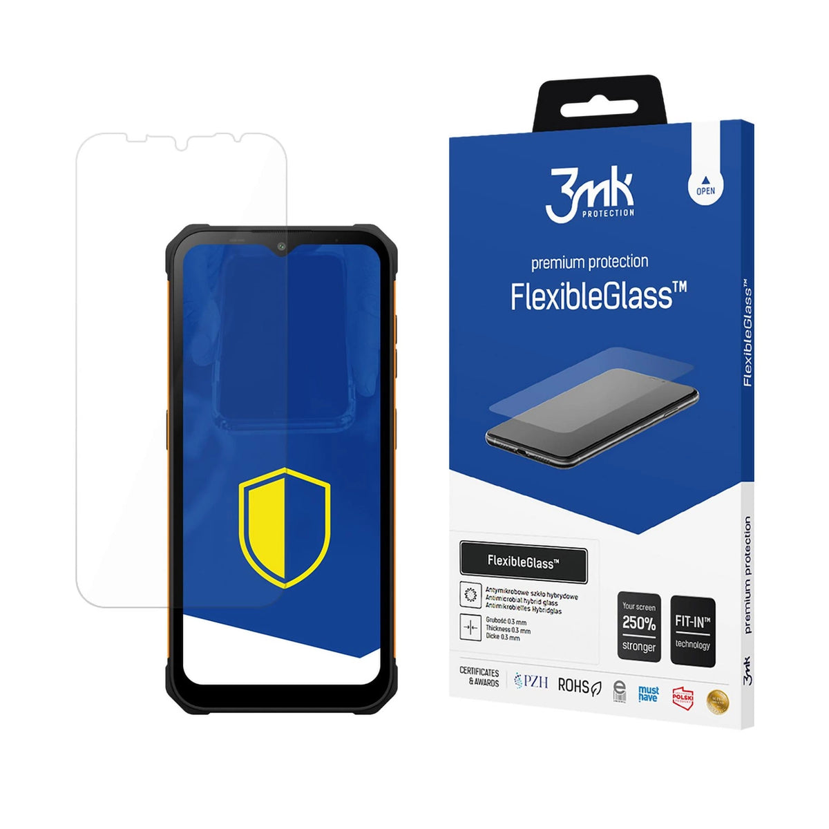 Szkło hybrydowe 3mk FlexibleGlass na Hammer Iron Va