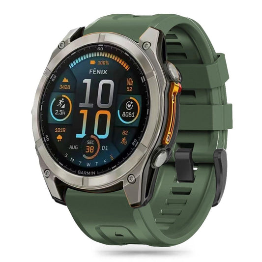 Pasek Tech-Protect Silicone na Garmin Fenix 5S - zielony