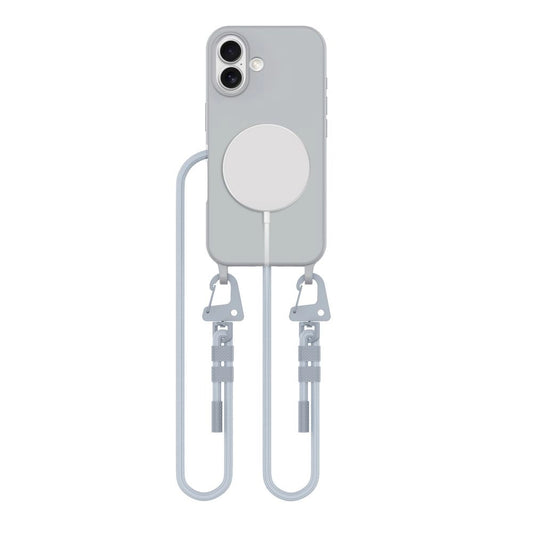 Etui Tech-Protect MagNecklace MagSafe na iPhone 16 - szare