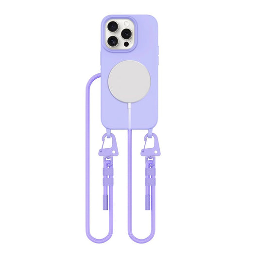 Etui Tech-Protect MagNecklace MagSafe na iPhone 14 Pro - lawendowe
