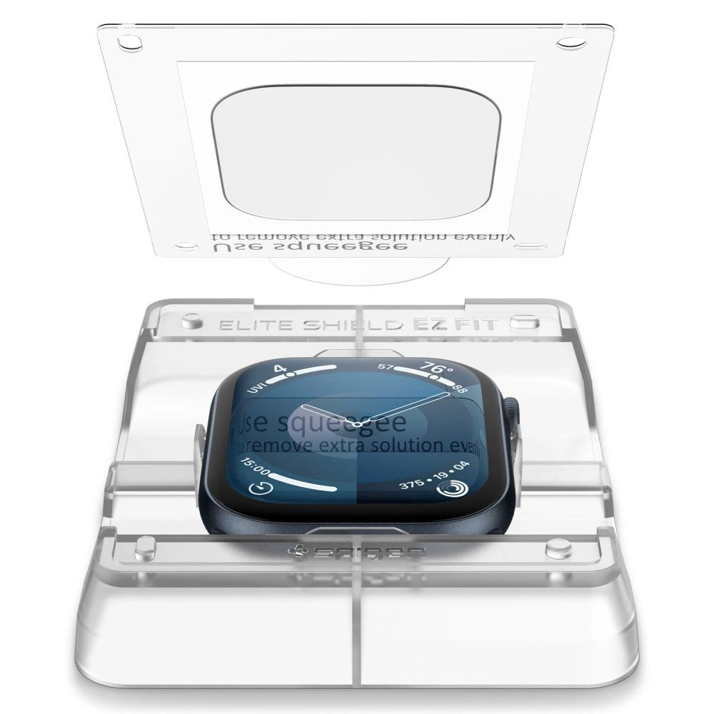 Szkło hybrydowe Spigen Elite na Apple Watch 10 (46 mm) - przezroczyste – zdjęcie 3