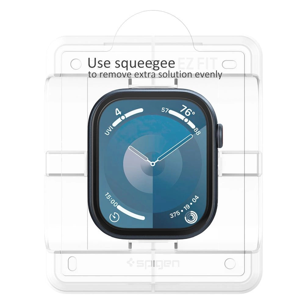 Szkło hybrydowe Spigen Elite na Apple Watch 10 (46 mm) - przezroczyste – zdjęcie 4