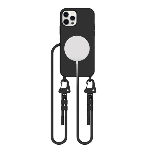 Etui Tech-Protect MagNecklace MagSafe na iPhone 12 / 12 Pro - czarne