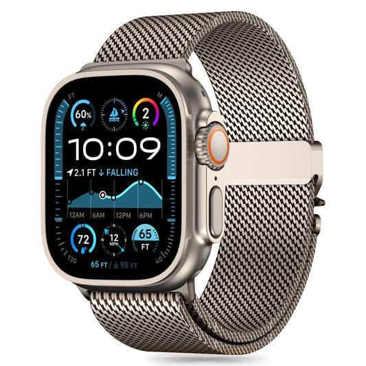 Pasek Tech-Protect Milano na Apple Watch 44 / 45 / 46 / 49 mm - tytanowy