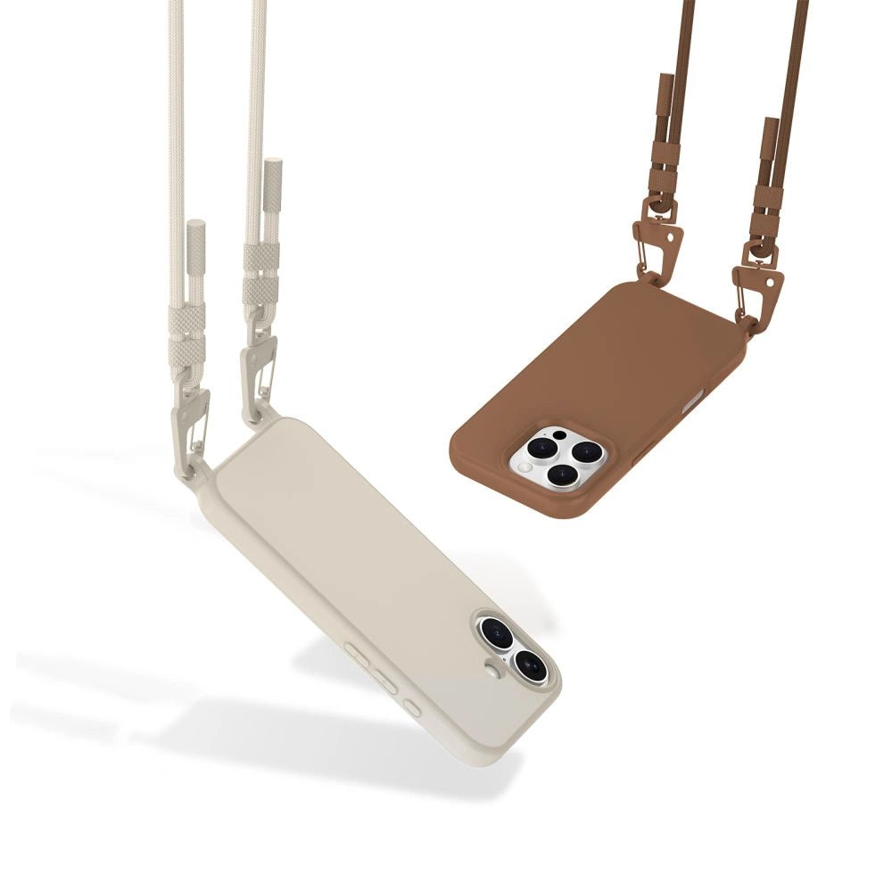 Etui Tech-Protect MagNecklace MagSafe na iPhone 14 - beżowe – zdjęcie 4