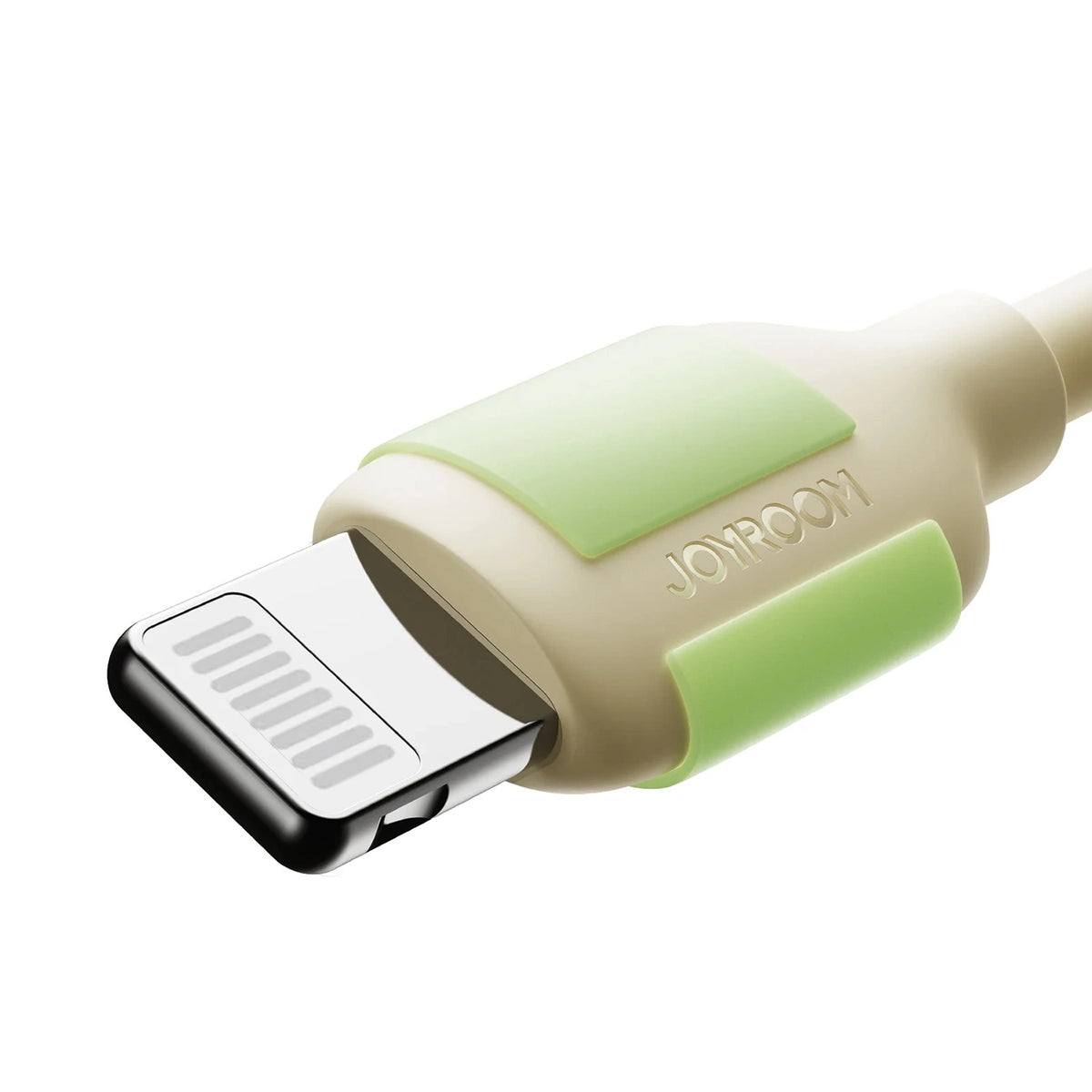 Kabel Joyroom S-A53 30W USB-C - Lightning z fluorescencyjną - beżowy – zdjęcie 2