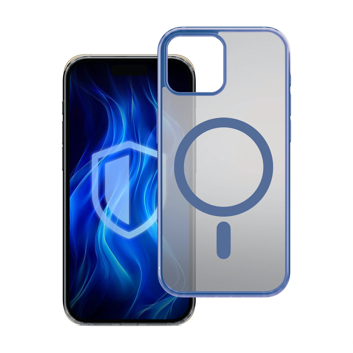 Etui 3mk Frosty MagCase Blue na Apple iPhone 15 Plus - niebieskie – zdjęcie 6
