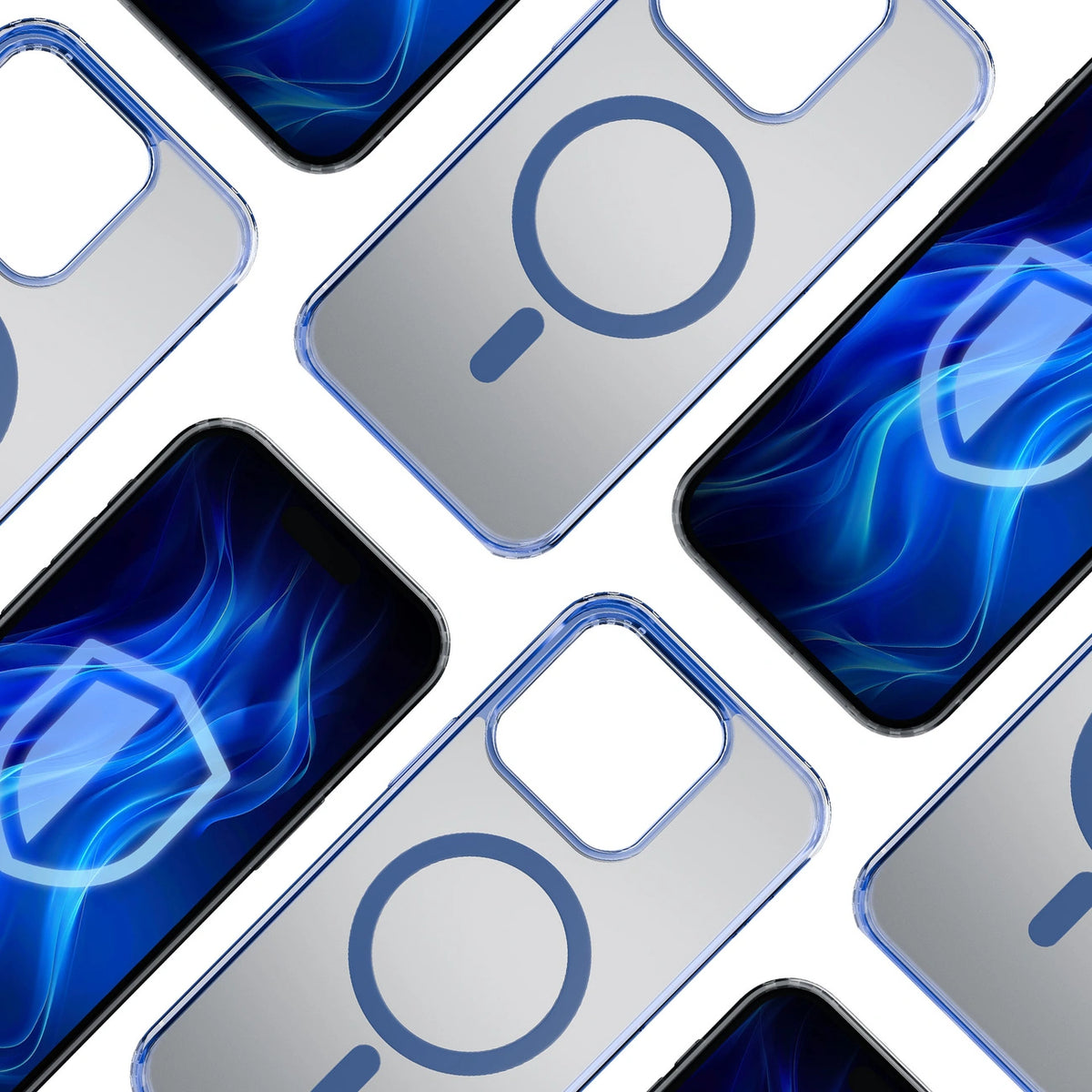 Etui 3mk Frosty MagCase Blue na Apple iPhone 15 Pro - niebieskie