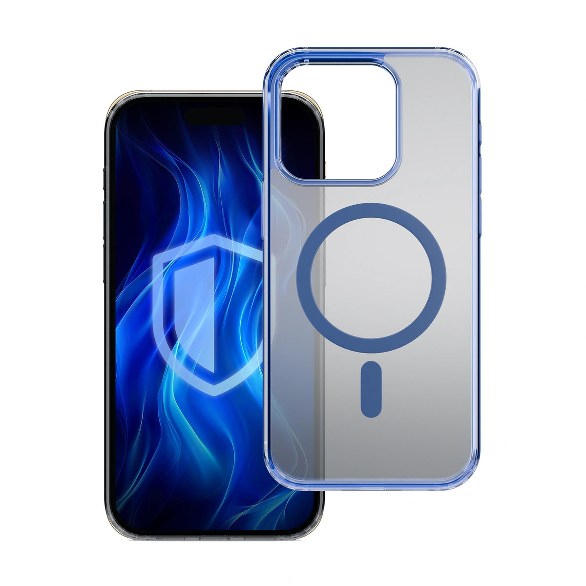 Etui 3mk Frosty MagCase Blue na Apple iPhone 15 Pro - niebieskie – zdjęcie 8