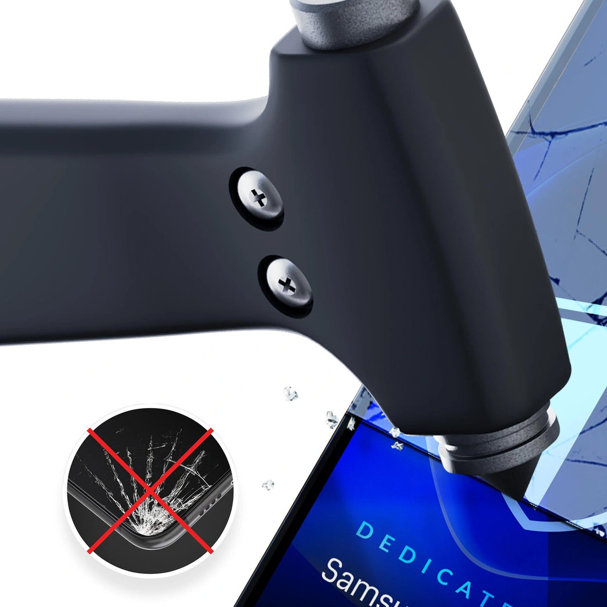 Szkło hybrydowe 3mk FlexibleGlass na Samsung Galaxy S25+ – zdjęcie 2