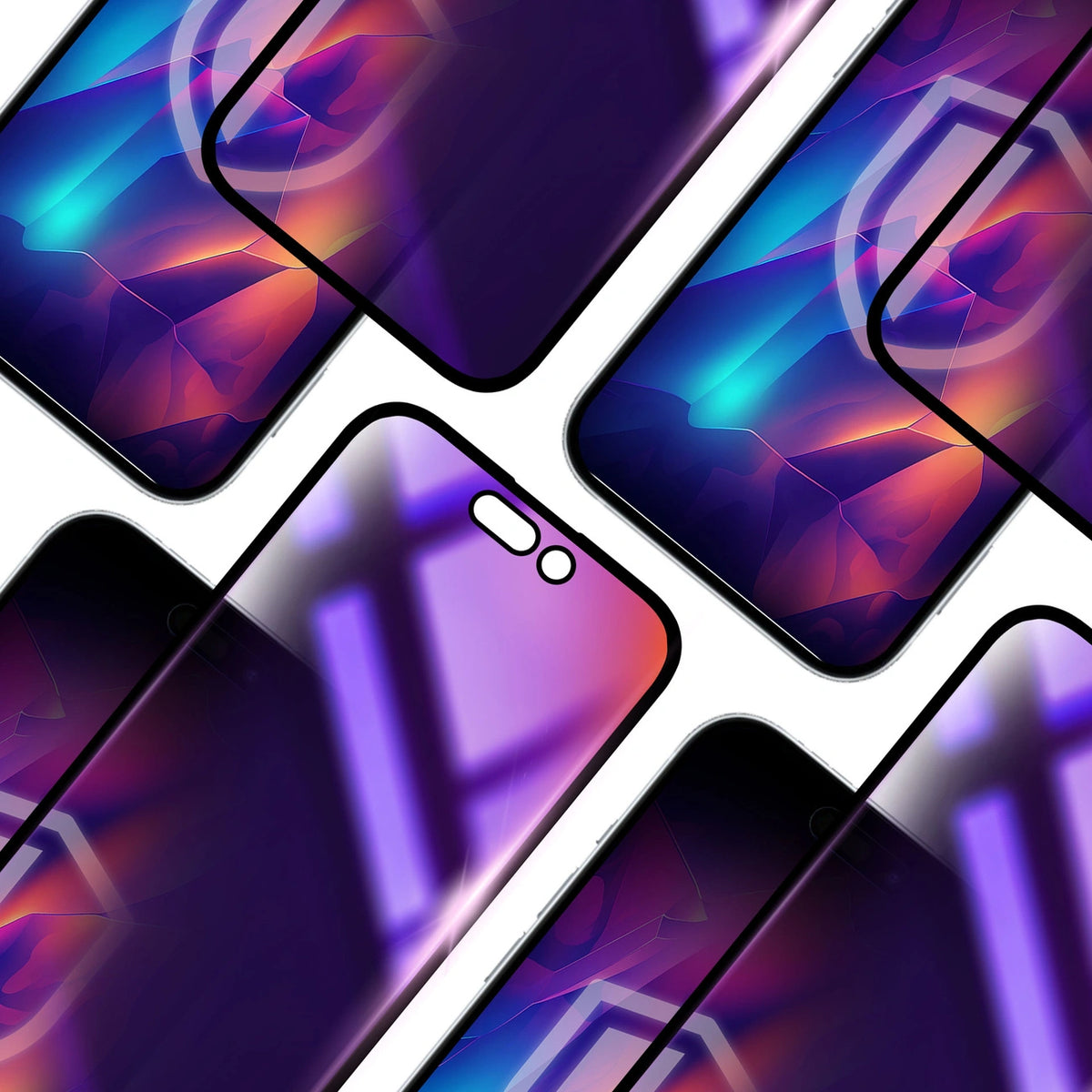 Prywatyzujące szkło hartowane 3mk Rainbow na Apple iPhone 16 Pro Max – zdjęcie 8