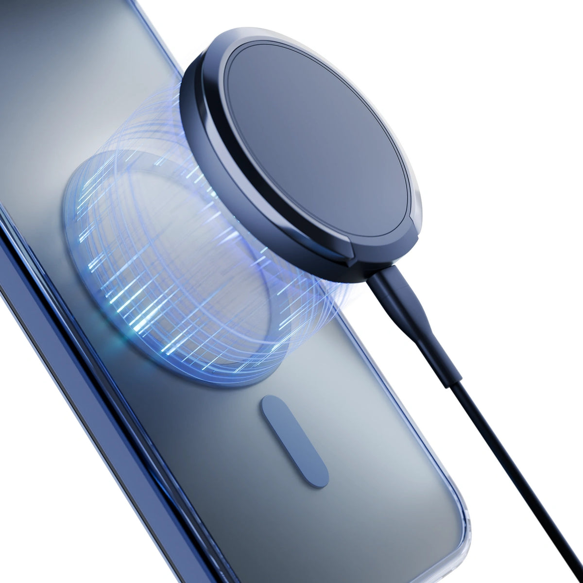 Etui 3mk Frosty MagCase Blue na Apple iPhone 14 Pro - przezroczyste – zdjęcie 2