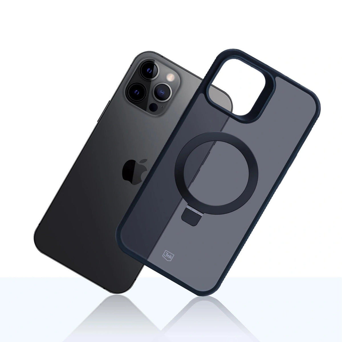 Etui 3mk Smoke Case Mag&Stand na Apple iPhone 12 pro max - czarne – zdjęcie 10