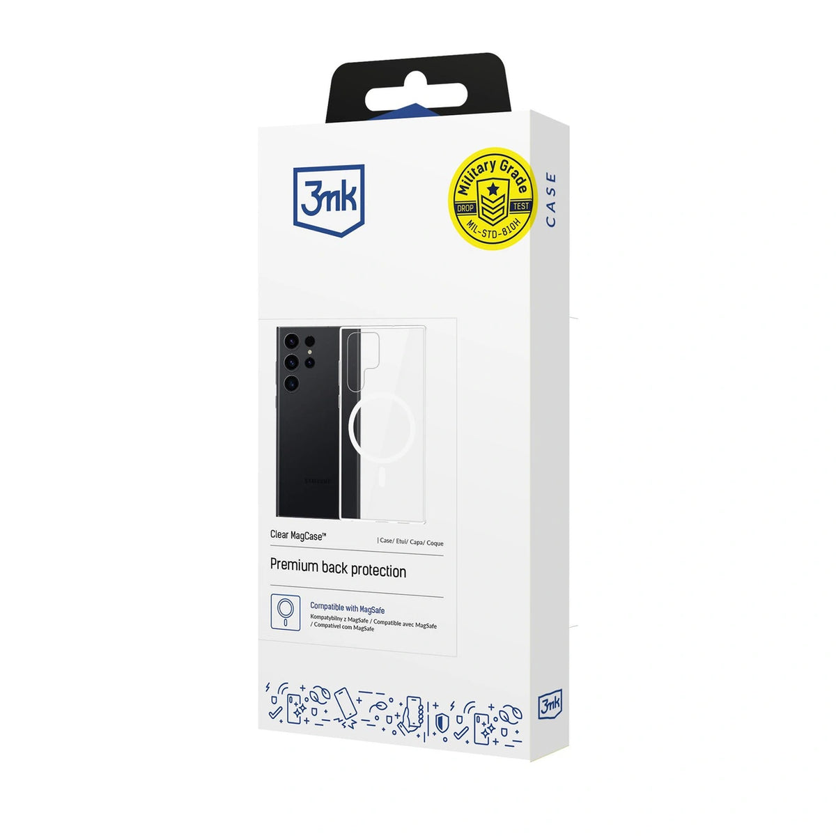 Etui 3mk Clear MagCase na Samsung Galaxy S23 Ultra - przezroczyste – zdjęcie 10