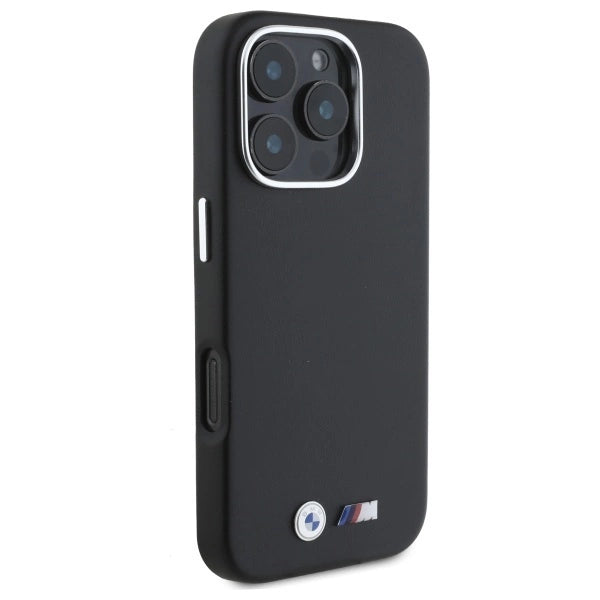 Etui BMW M Smooth Full Wrapped Metal MagSafe na iPhone 16 Pro - czarne – zdjęcie 4