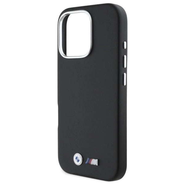 Etui BMW M Smooth Full Wrapped Metal MagSafe na iPhone 16 Pro - czarne – zdjęcie 6