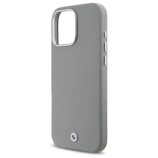Etui BMW Sign Full Wrapped Metal MagSafe na iPhone 16 Pro Max - szare