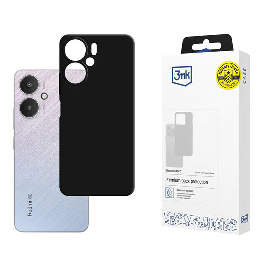 Etui 3mk Silicone Case na Xiaomi Redmi 13C 5G - czarne